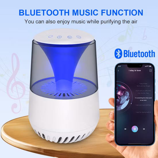 Tragbarer Ultraschall-Auto-Luftbefeuchter, USB-Heim-Desktop-Luftreiniger-Diffusor, LED-Licht-Luftbefeuchter